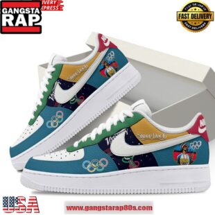 Snoop Dogg Olympic Paris Special Edition Air Force 1 Running Sneakers Shoes