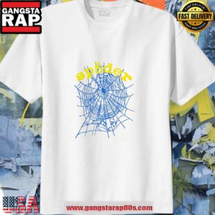 Sp5der Logo Print White T Shirt