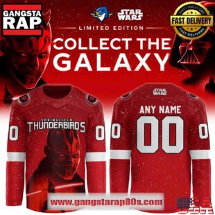 Springfield Thunderbirds x Star Wars Special Edition Custom Hockey Jersey