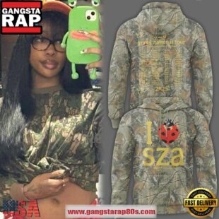 SZA Grand National Tour Limited Edition Camo Hoodie