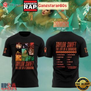 Taylor Swift New Album 2025 The Life Of A Showgirl Black Unisex Hoodie