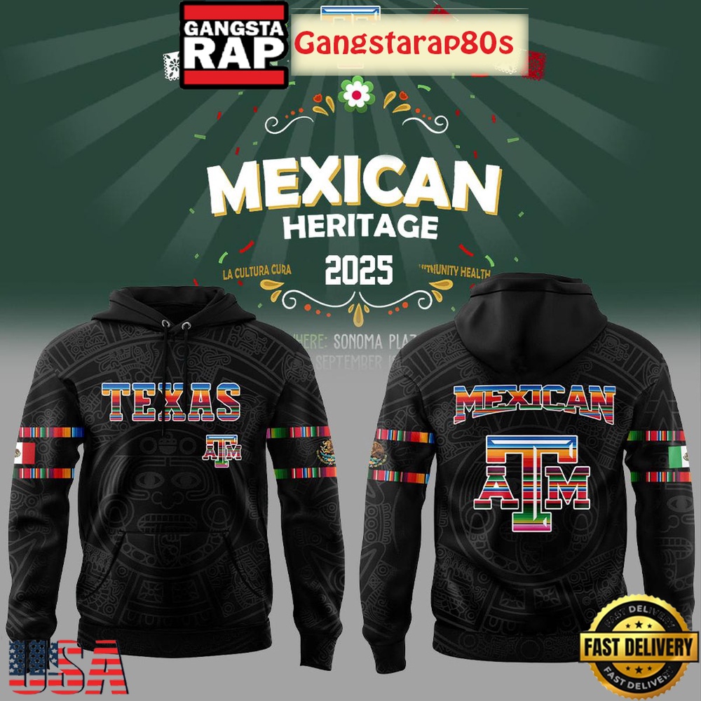 Texas A&M Aggies Mexican Heritage Night 2025 Special Hoodie Texas A&M Aggies Mexican Heritage Night 2025 Special Hoodie