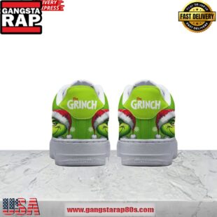 The Grinch Merry Grinchmas Limited Edition Air Force 1 Running Sneakers Shoes