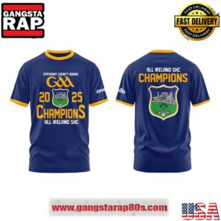 Tipperary GAA All-Ireland SHC Champions 2025 Special 3D T Shirt