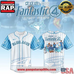 Toronto Blue Jays x The Fantastic Four Limited Edition Baseball Jersey Shirt