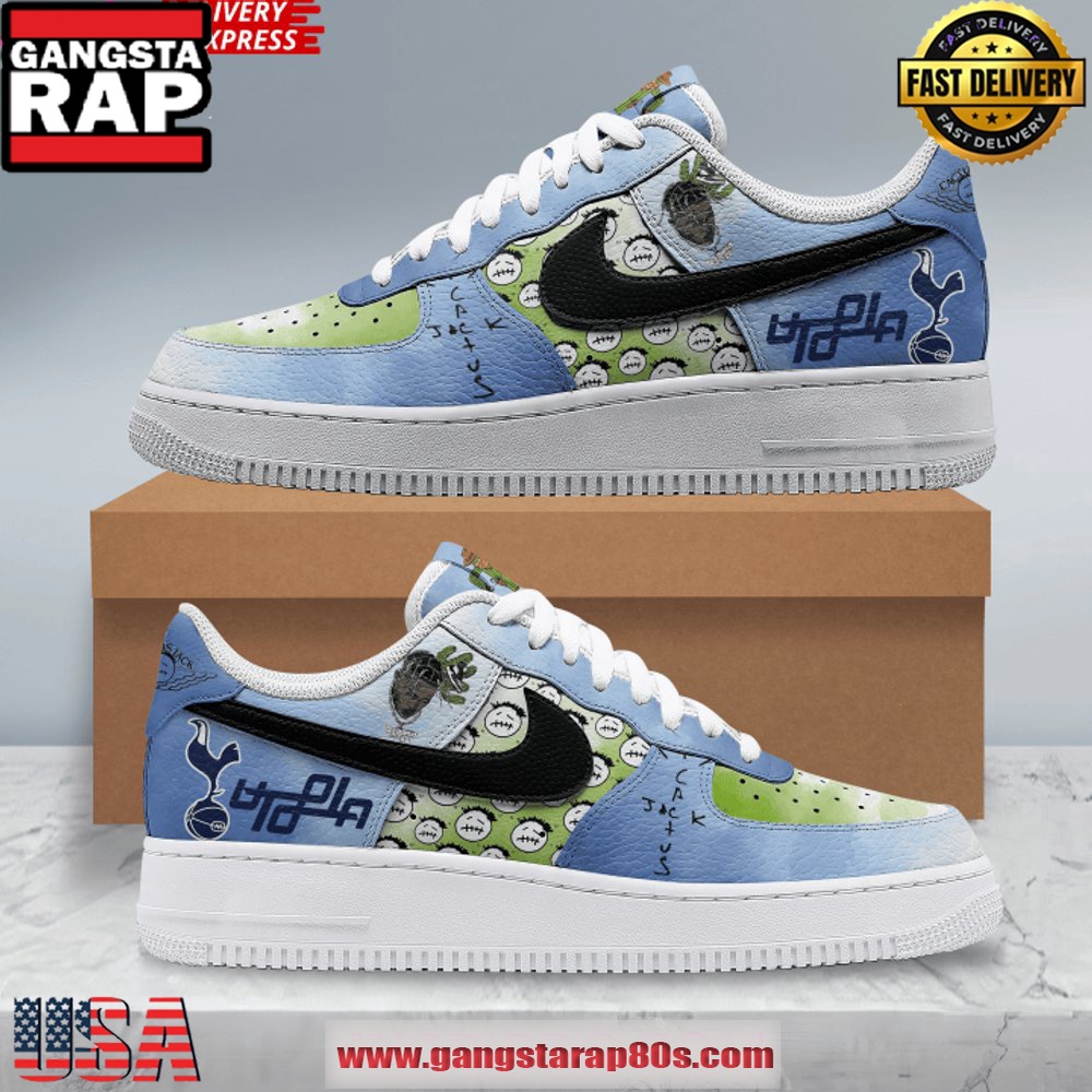 Tottenham x Travis Scott Limited Edition Air Force 1 Sneakers Shoes Tottenham x Travis Scott Limited Edition Air Force 1 Sneakers Shoes