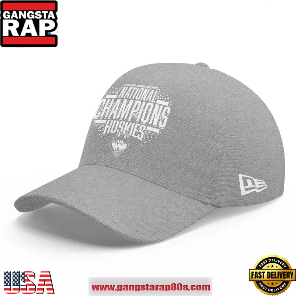 UConn Huskies Women's Basketball 2025 National Champions Zip Classic Cap Hats UConn Huskies Women's Basketball 2025 National Champions Zip Classic Cap Hats