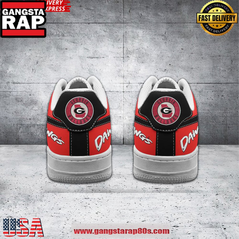 UGA Bulldogs Dawgs Custom Air Force 1 Sneakers Shoes UGA Bulldogs Dawgs Custom Air Force 1 Sneakers Shoes