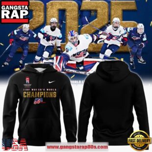 USA Hockey IIHF Women's World Champions 2025 Hoodie Shirt