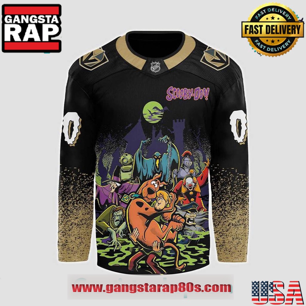Vegas Golden Knights x Scooby-Doo Night 2025 Custom Hockey Jersey Vegas Golden Knights x Scooby-Doo Night 2025 Custom Hockey Jersey