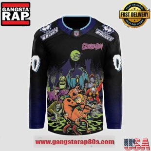 Watertown Wolves x Scooby-Doo Night 2025 Custom Hockey Jersey