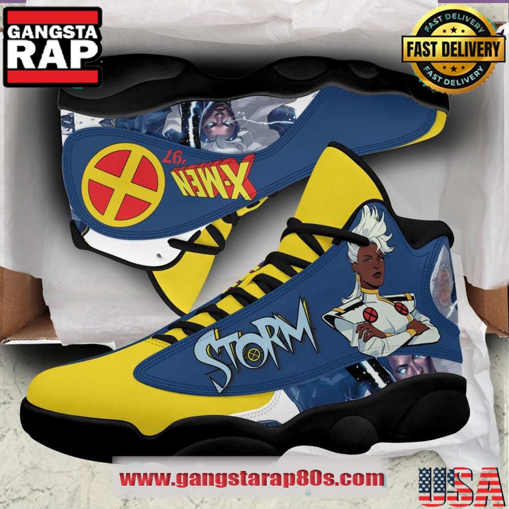 X-Men Storm Air Jordan 13 Sneakers Shoess X-Men Storm Air Jordan 13 Sneakers Shoess