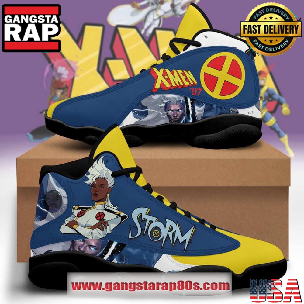 X-Men Storm Air Jordan 13 Sneakers Shoess X-Men Storm Air Jordan 13 Sneakers Shoess