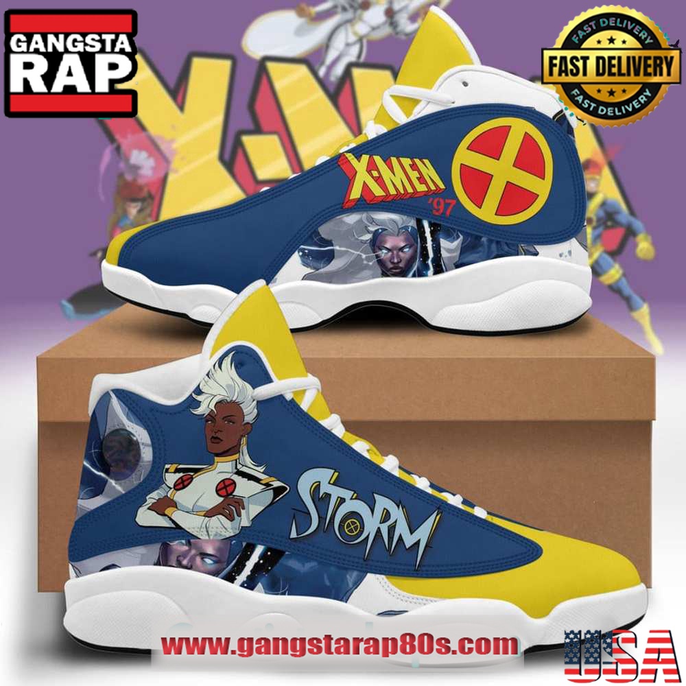 X-Men Storm Air Jordan 13 Sneakers Shoess X-Men Storm Air Jordan 13 Sneakers Shoess