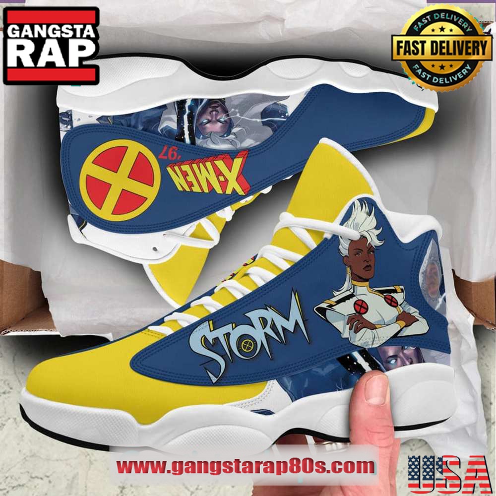 X-Men Storm Air Jordan 13 Sneakers Shoess X-Men Storm Air Jordan 13 Sneakers Shoess