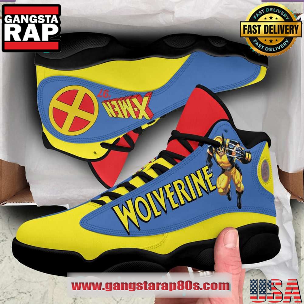 X-Men Wolverine Air Jordan 13 Sneakers Shoess X-Men Wolverine Air Jordan 13 Sneakers Shoess