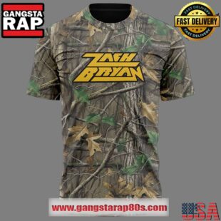 Zach Bryan Meadowlands 2025 Exclusive Version Camo T Shirt
