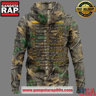 Zach Bryan Meadowlands 2025 Exclusive Version Camo Unisex Hoodie
