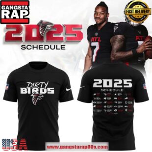 Atlanta Falcons New Season 2025 Schedule 3D Shirt