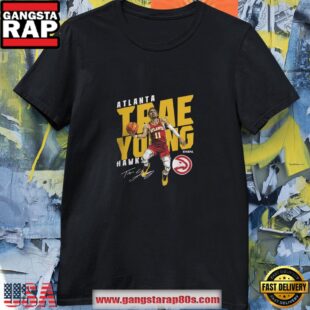 Atlanta Hawks Slant Signature T Shirt