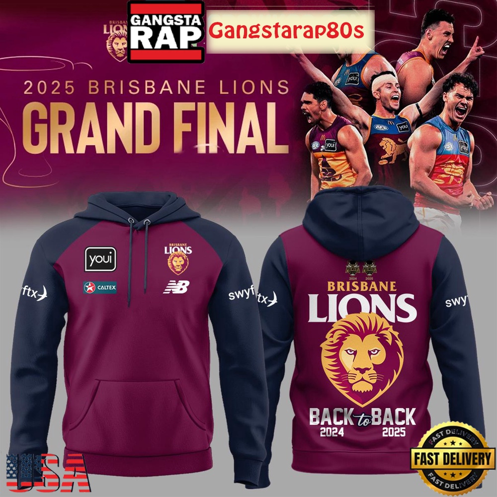Brisbane Lions AFL Finals Premiers 2025 Special All Over Print Hoodie Brisbane Lions AFL Finals Premiers 2025 Special All Over Print Hoodie