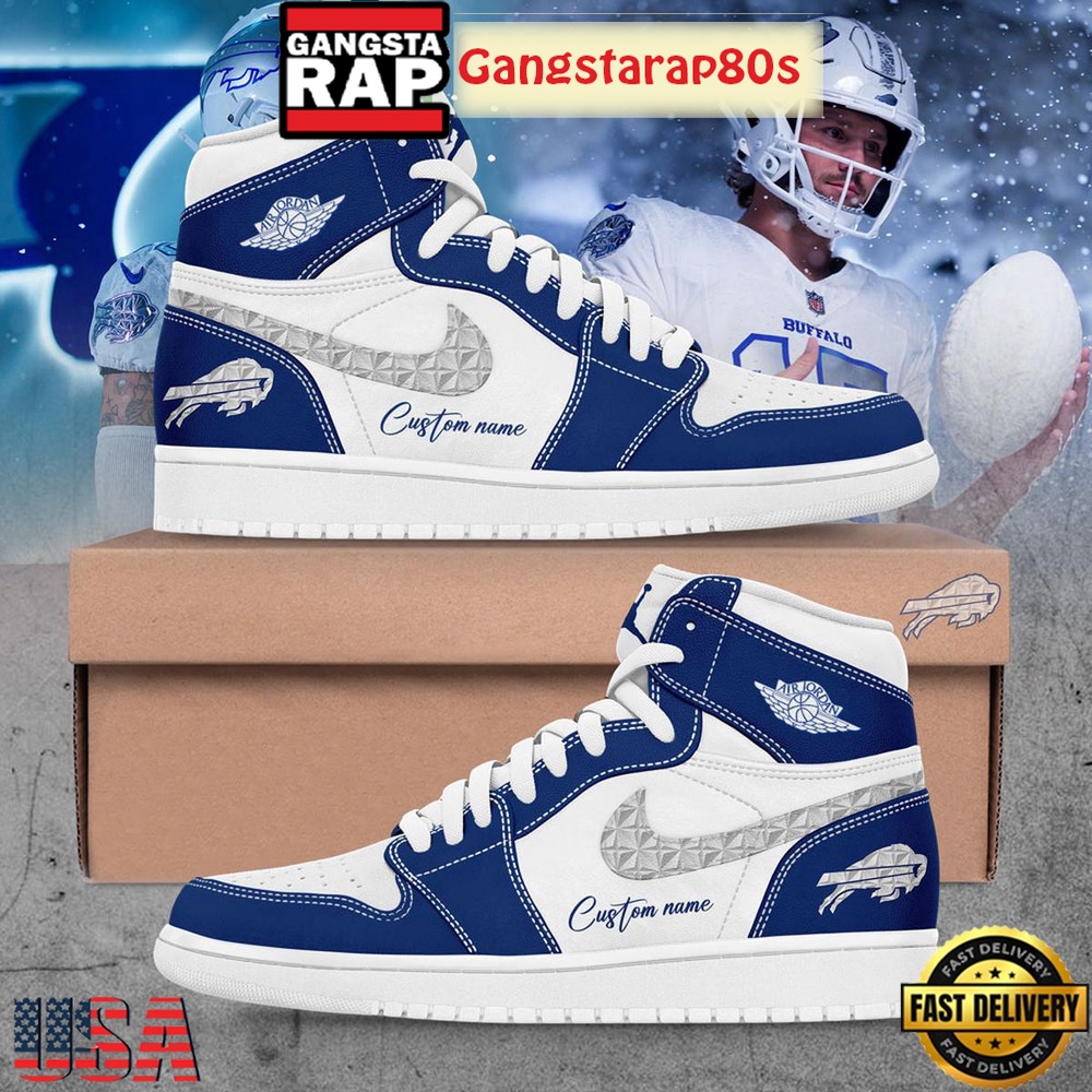 Buffalo Bills Cold Front Rivalries Uniform 2025 Custom Air Jordan 1 Running Shoes Buffalo Bills Cold Front Rivalries Uniform 2025 Custom Air Jordan 1 Running Shoes