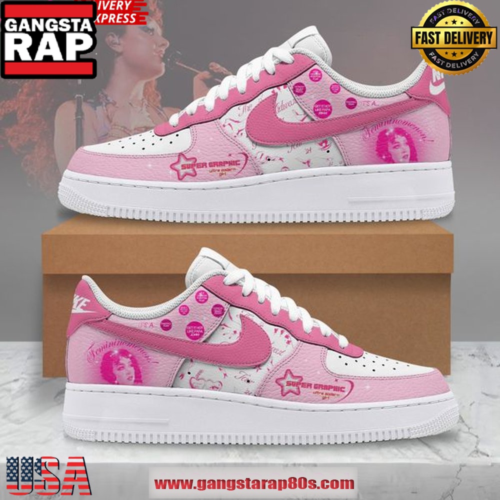 Chappell Roan Super Graphic Nike Air Force 1 Sneakers Shoes Chappell Roan Super Graphic Nike Air Force 1 Sneakers Shoes
