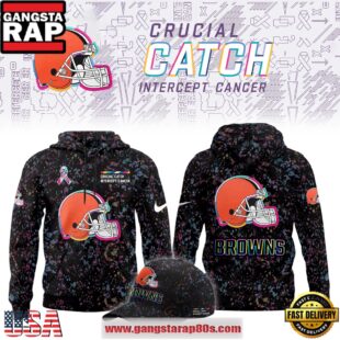 Cleveland Browns Crucial Catch Intercept Cancer 2025 Limited Edition Hoodie Shirt