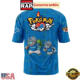 Detroit Lions x Pokemon Go 2025 New Design Football Jersey