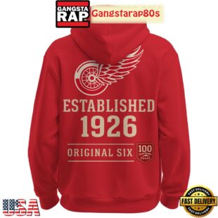 Detroit Red Wings Centennial 100 Years Unisex 3D Hoodie