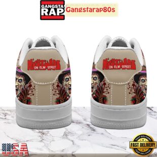 Freddy Krueger Halloween Air Force 1 Shoes Running Sneakers