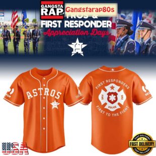 Houston Astros First Responders Day Baseball Jersey Shirt