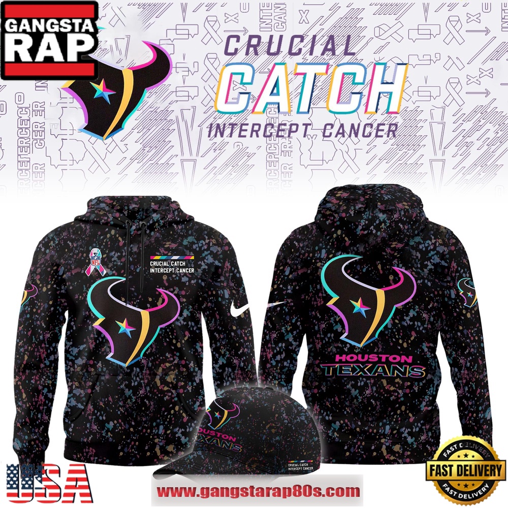Houston Texans Crucial Catch Intercept Cancer 2025 Limited Edition Hoodie Shirt Houston Texans Crucial Catch Intercept Cancer 2025 Limited Edition Hoodie Shirt