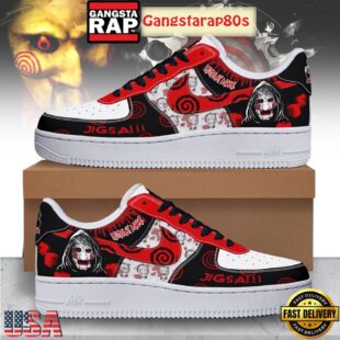 Jigsaw Lets Play A Game Halloween Air Force 1 Shoes Running Sneakers