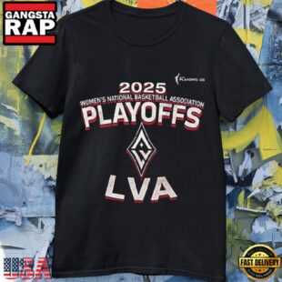 Las Vegas Aces ’25 WNBA Playoffs Power Forward Black Shirt