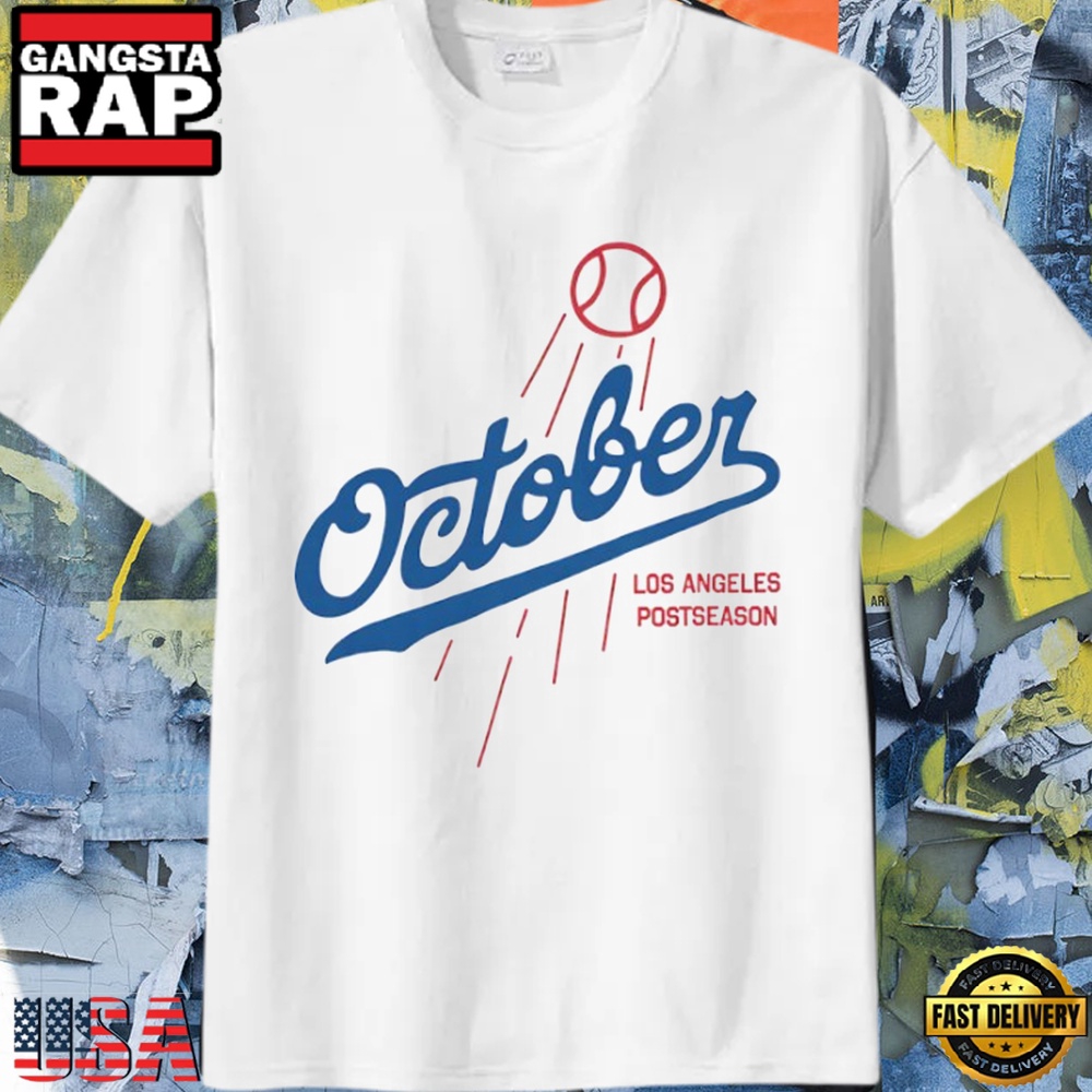 Los Angeles Dodgers Postseason 2025 MLB Playoffs Unisex T Shirt Los Angeles Dodgers Postseason 2025 MLB Playoffs Unisex T Shirt