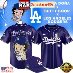 Los Angeles Dodgers x Bella Dona x Betty Boop Baseball Jersey