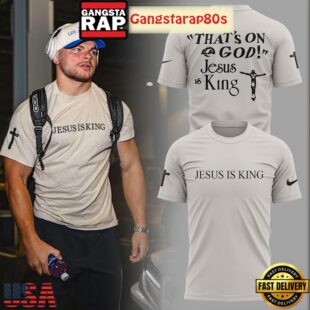 Los Angeles Rams Jesus Is King That's In God Unisex 3D Hoodie