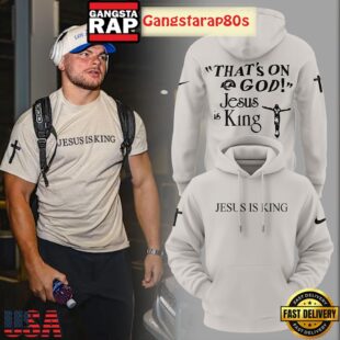 Los Angeles Rams Jesus Is King That's In God Unisex 3D Hoodie