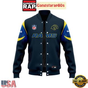 Los Angeles Rams New Rivalries Mid Night Mod Uniform 2025 Special Baseball Jacket