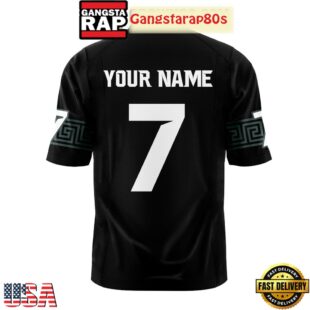 Michigan State Black Spartans Uniform Football Jersey