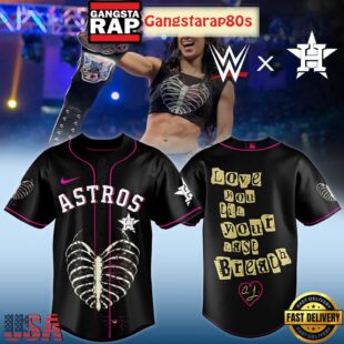 MLB All Team x AJ Lee Has Returned WWE 2025 Baseball Jersey Shirt