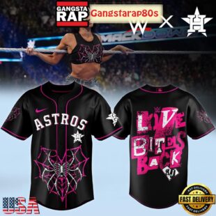MLB All Team x AJ Lee Live Bites Back Baseball Jersey Shirt