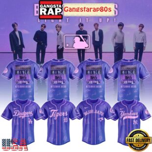 MLB All Team x BTS Movie Week Light It Up Baseball Jersey Shirt