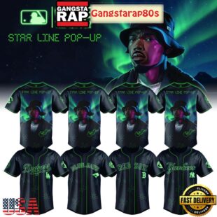 MLB Custom Team x Chance The Rapper Star Line Pop Up 2025 Baseball Jersey Shirt
