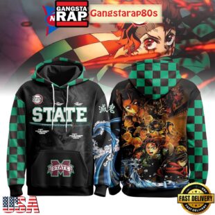 NCAA Custom Team x Demon Slayer Infinity Castle All Over Print Hoodie
