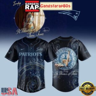 New England Patriots x Laufey A Matther Of Time Tour 2025 Baseball Jersey Shirt