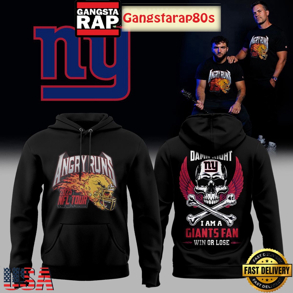 New York Giants Angry Runs 2025 NFL Tour All Over Print Hoodie New York Giants Angry Runs 2025 NFL Tour All Over Print Hoodie