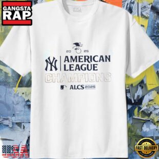 New York Yankees 2025 ALCS Champions White Unisex T Shirt