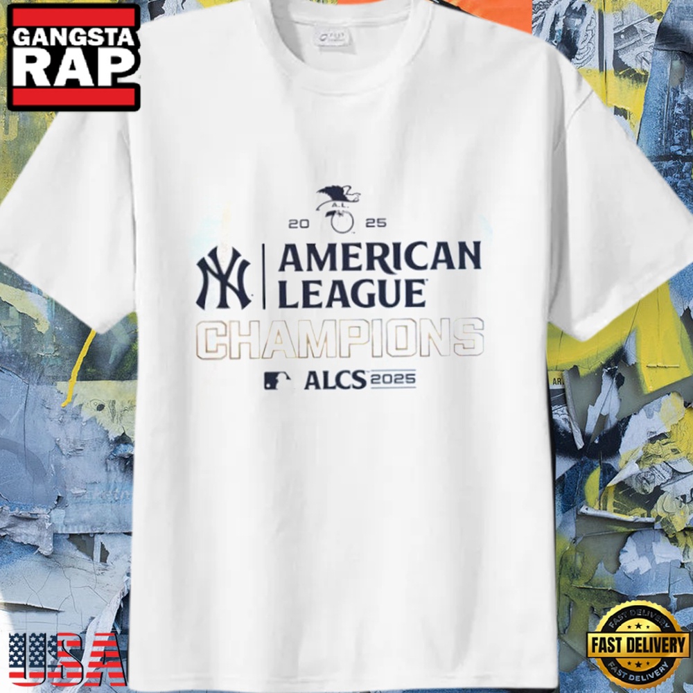 New York Yankees 2025 ALCS Champions White Unisex T Shirt New York Yankees 2025 ALCS Champions White Unisex T Shirt